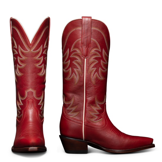 Tecovas Ladies The Annie Scarlet Red Western Boot 20007SCR