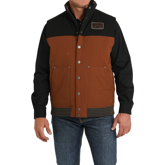 Cinch Mens Reversible Brown Vest MWV1910001