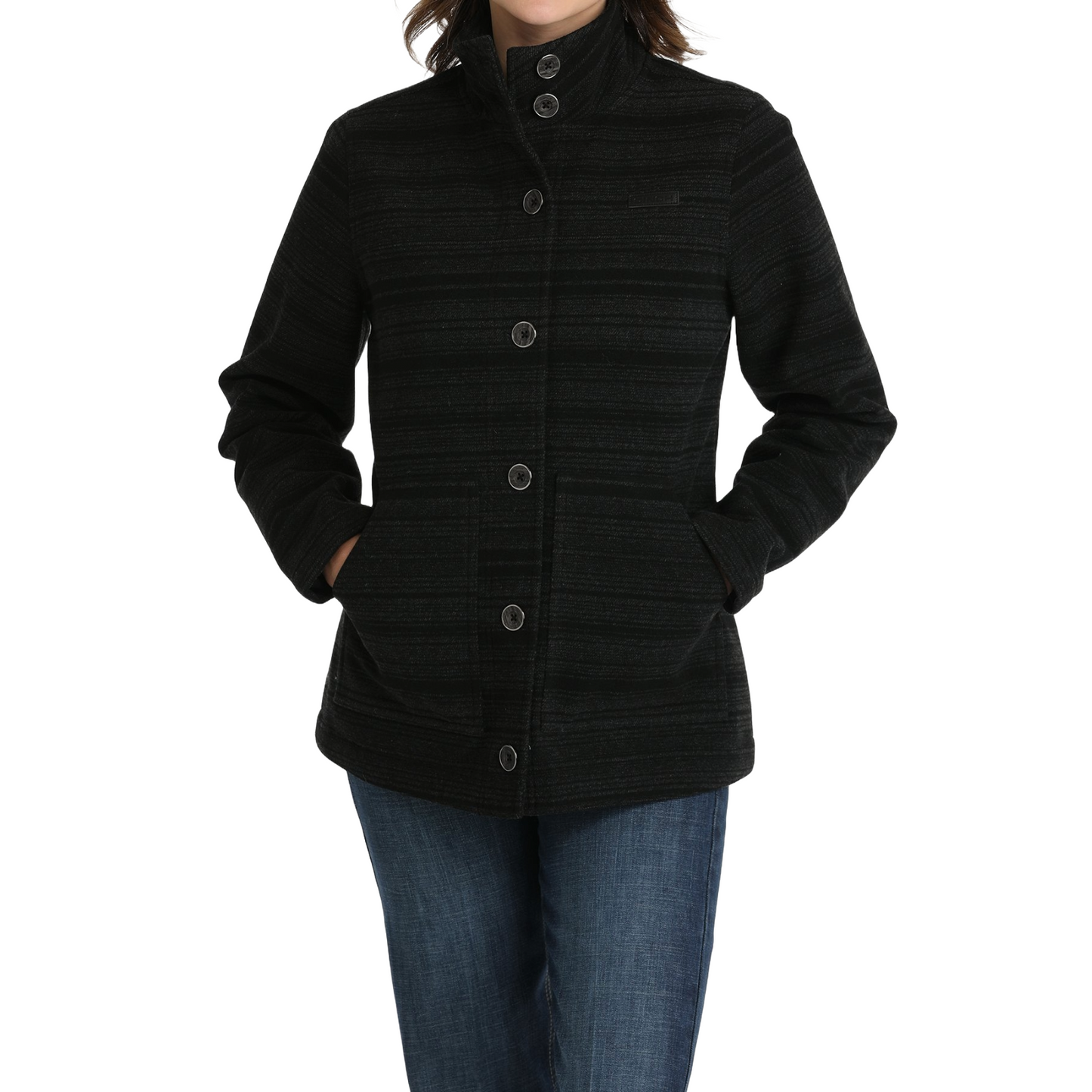 Cinch Ladies Wooly Twill Black Jacket MAJ9892002