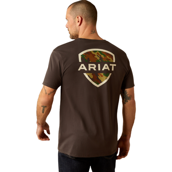 Ariat Men's Ambush Camo Vintage Black T-Shirt 10053990