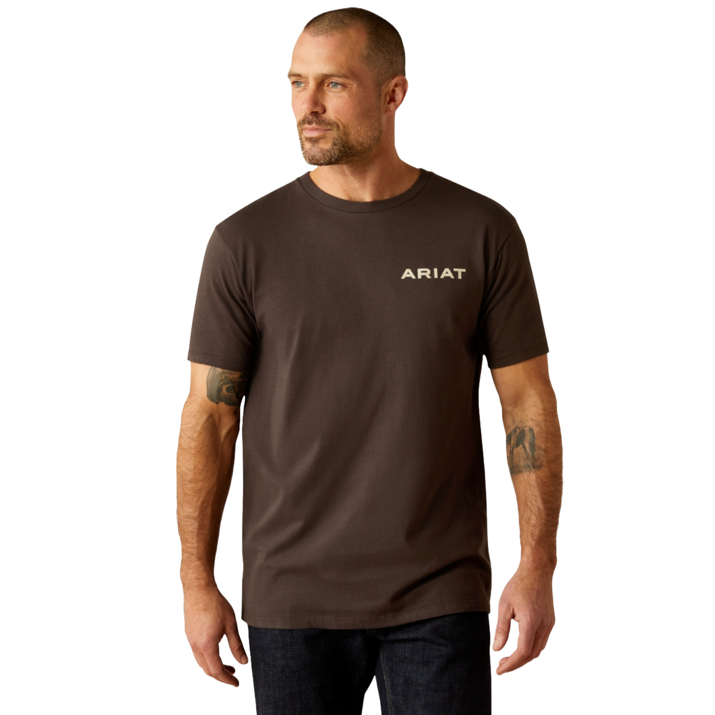 Ariat Men's Ambush Camo Vintage Black T-Shirt 10053990