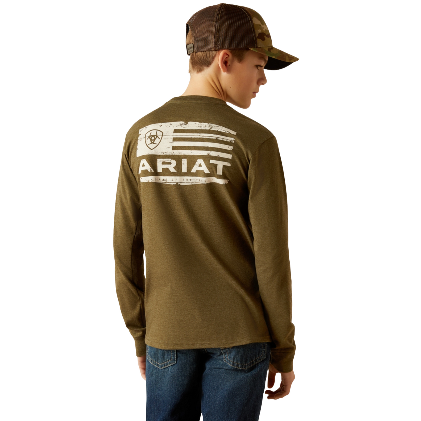 Ariat Boys Boarded LOTF Hex T-Shirt 10054007