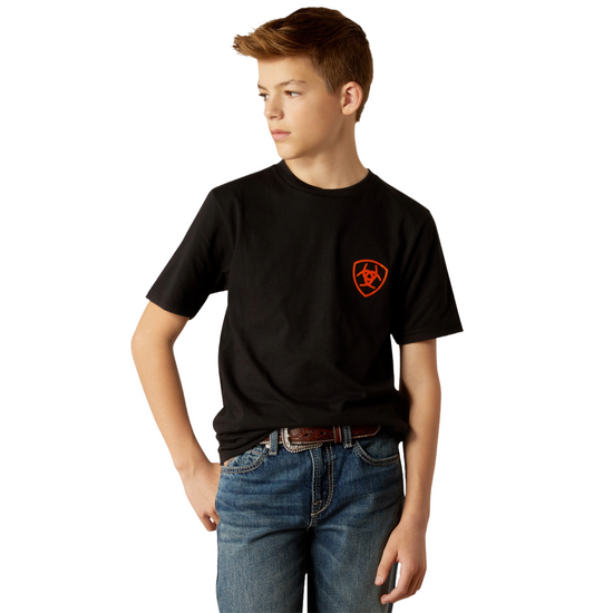 Ariat Boys Black Outdoor Game T-Shirt 10054012