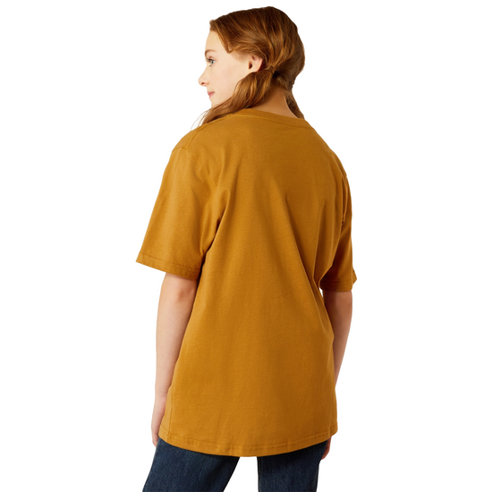 Ariat Girls Highlander Harvest Gold T-Shirt 10054022