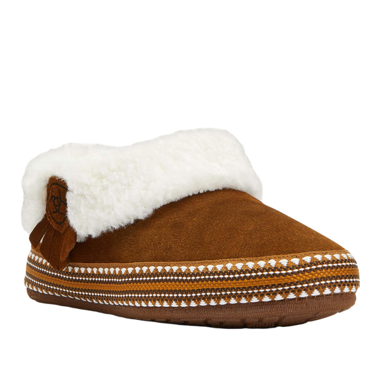 Ariat Ladies Melody Chocolate Brown Western Slippers AR2827-200