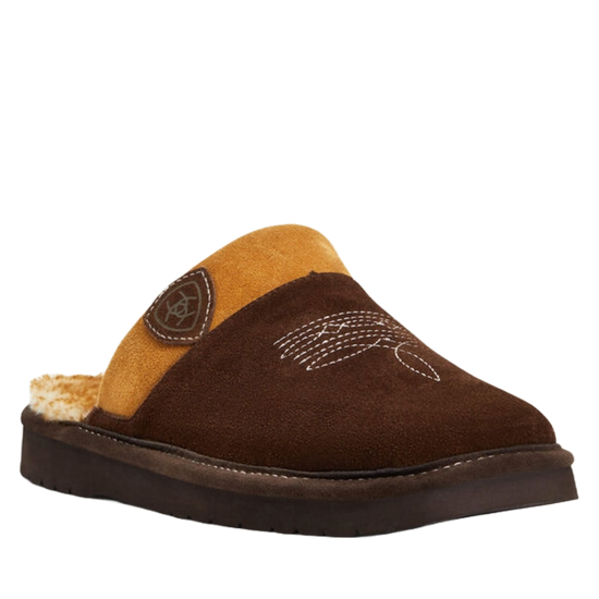 Ariat Men's Silversmith Square Toe Chocolate Brown Slipper AR2842-220