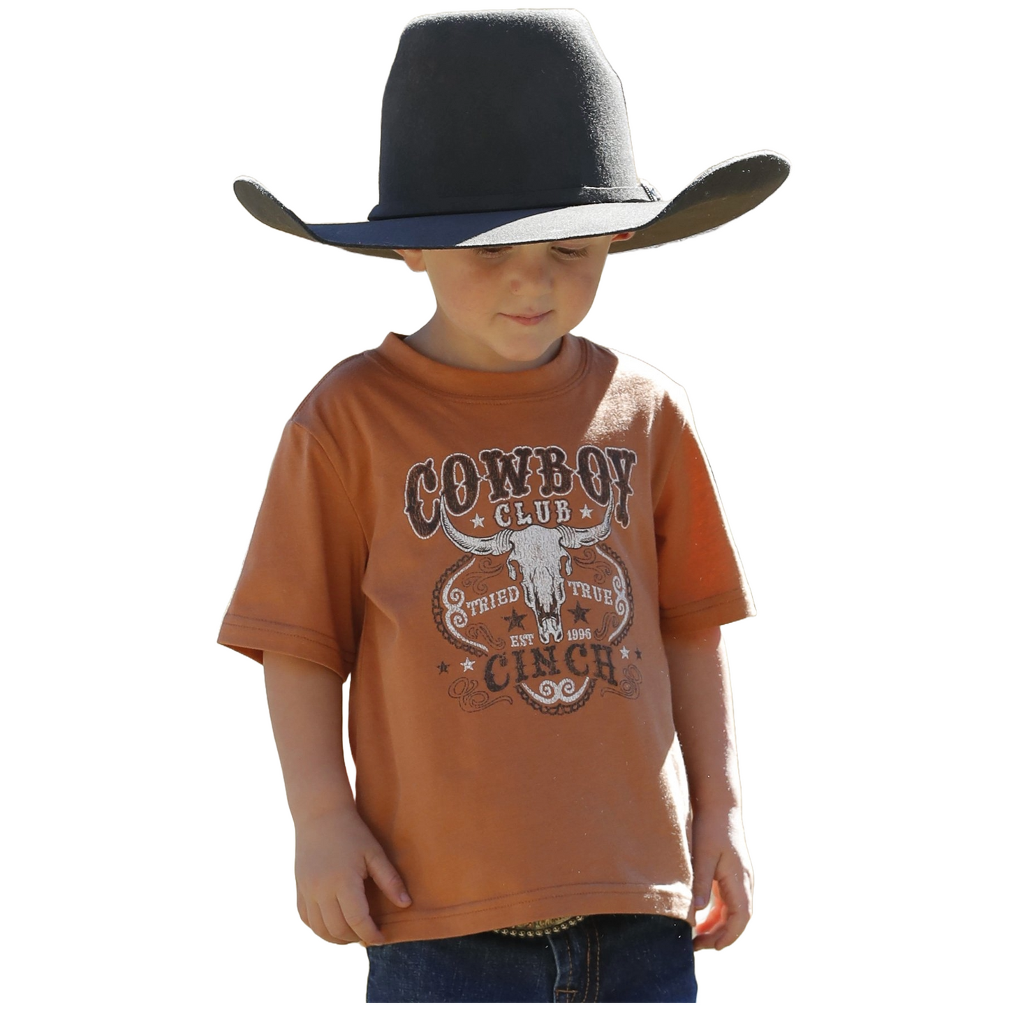 Cinch Youth Boy's Gold Short Sleeve T-Shirt MTK7671094