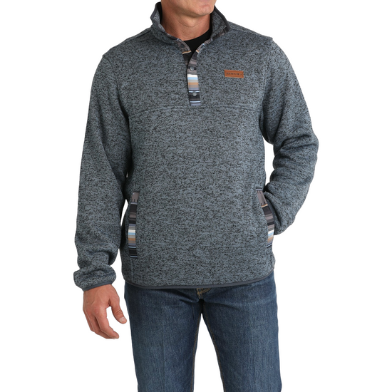 Cinch Men's Blue Sweater Knit Pullover MWK1534006