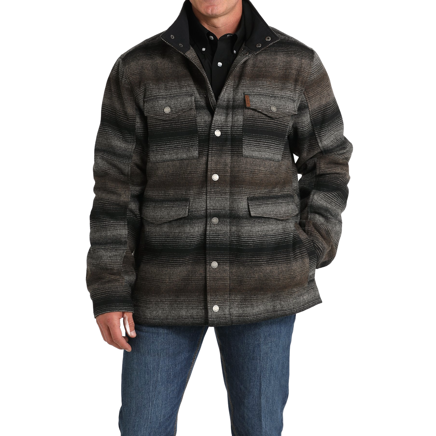 Cinch Men's Grey Serape Frontier Coat MWJ1595001