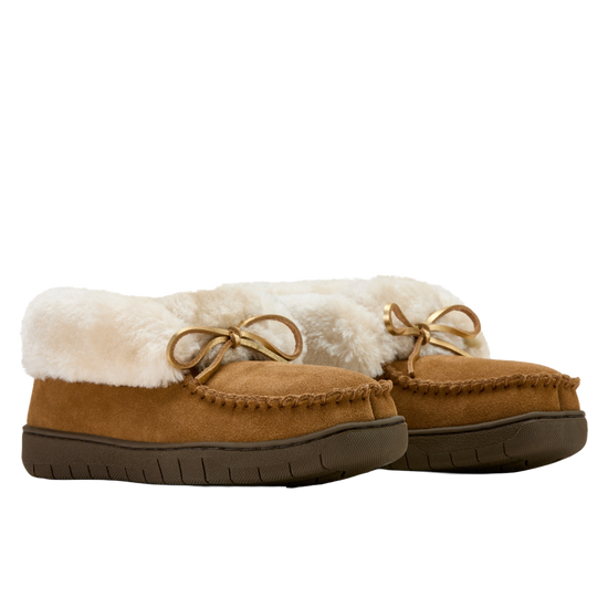 Ariat Ladies Dorothea Western Light Brown Ankle Moccasin Slipper AR4421-200