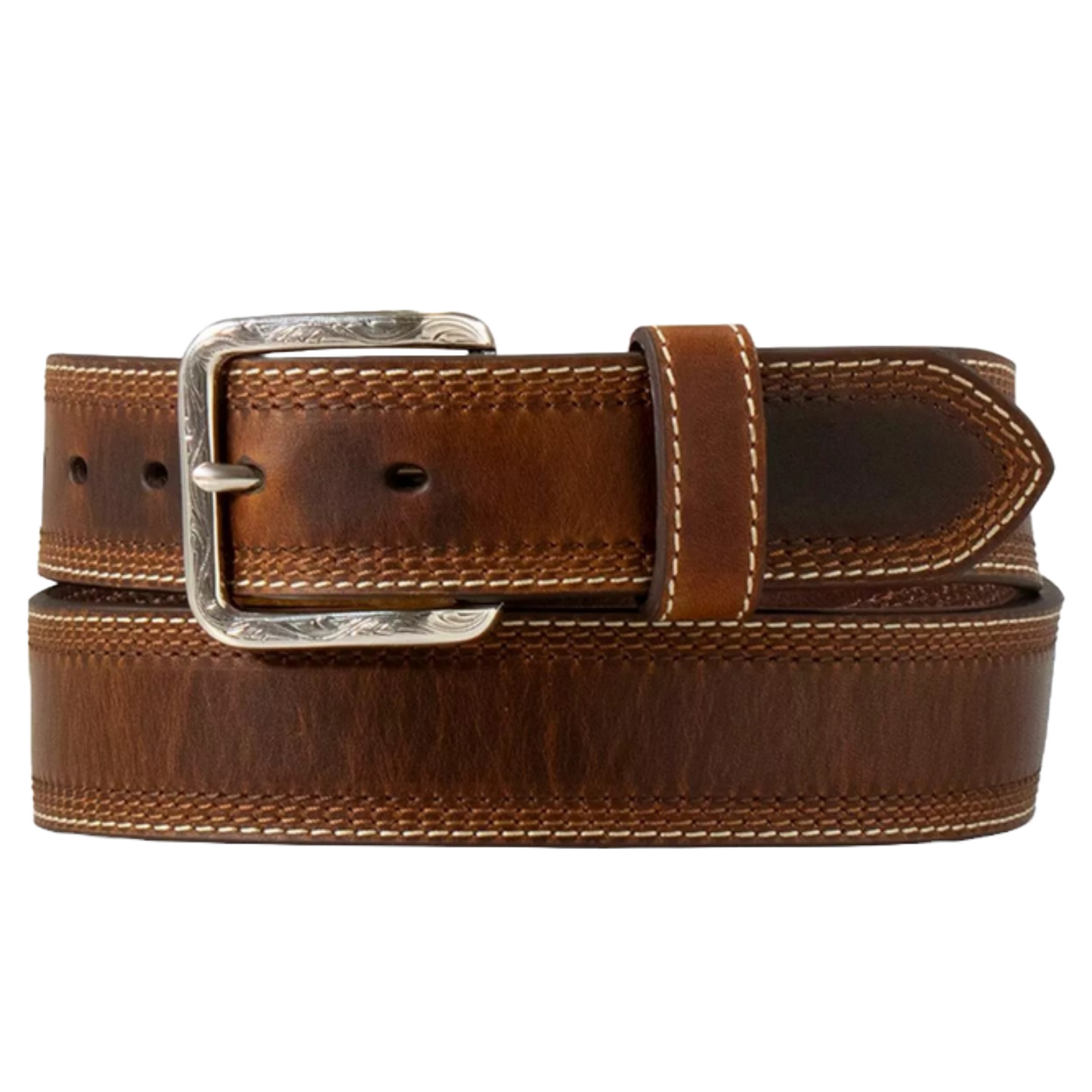 Ariat Men's Brown Leather Belt A1043102