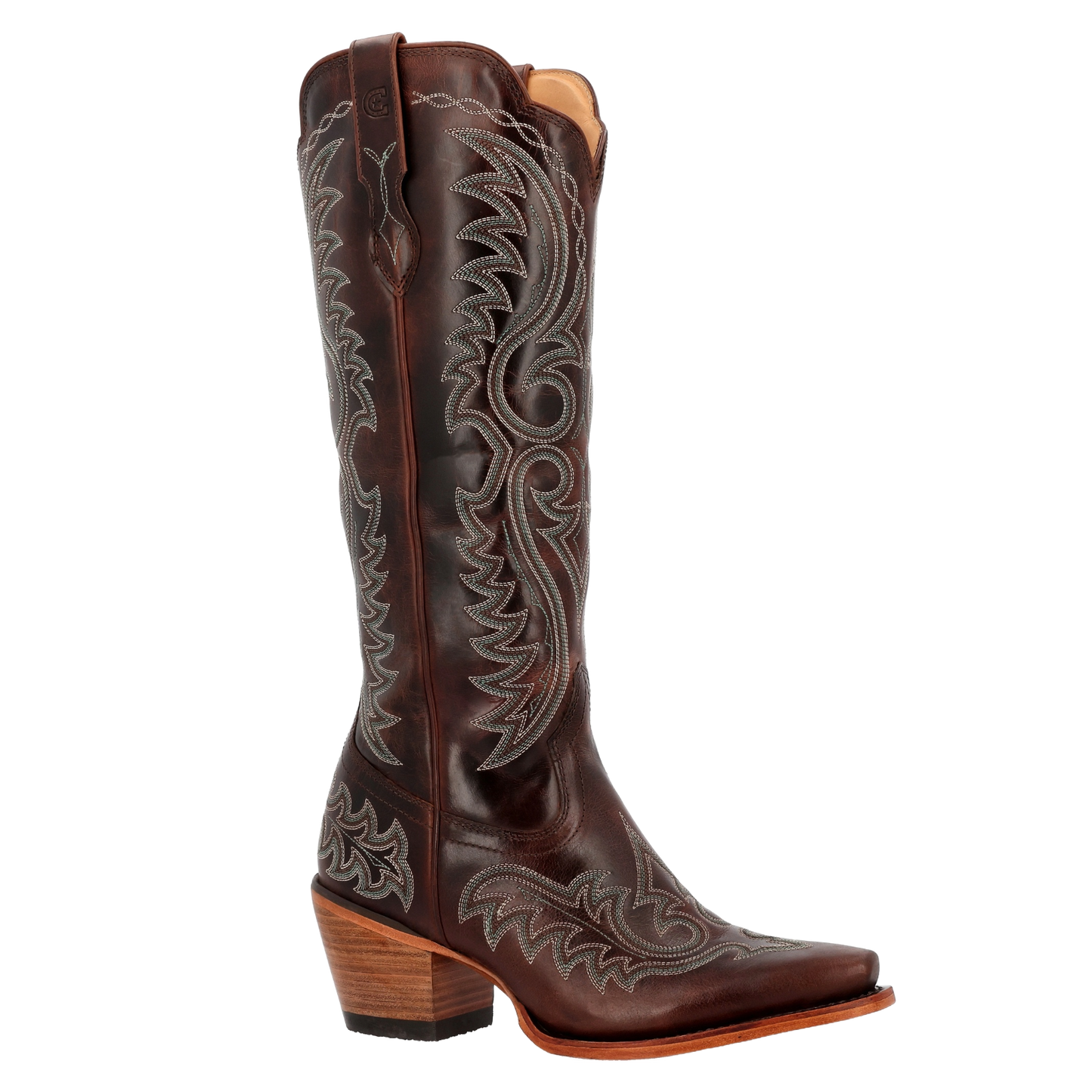 Durango Ladies Women's Crush Embroidered Tall Brown Western Boot DRD0470