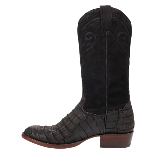 Dan Post Men's Alvis Black Caiman Leather Western Boot DP3100