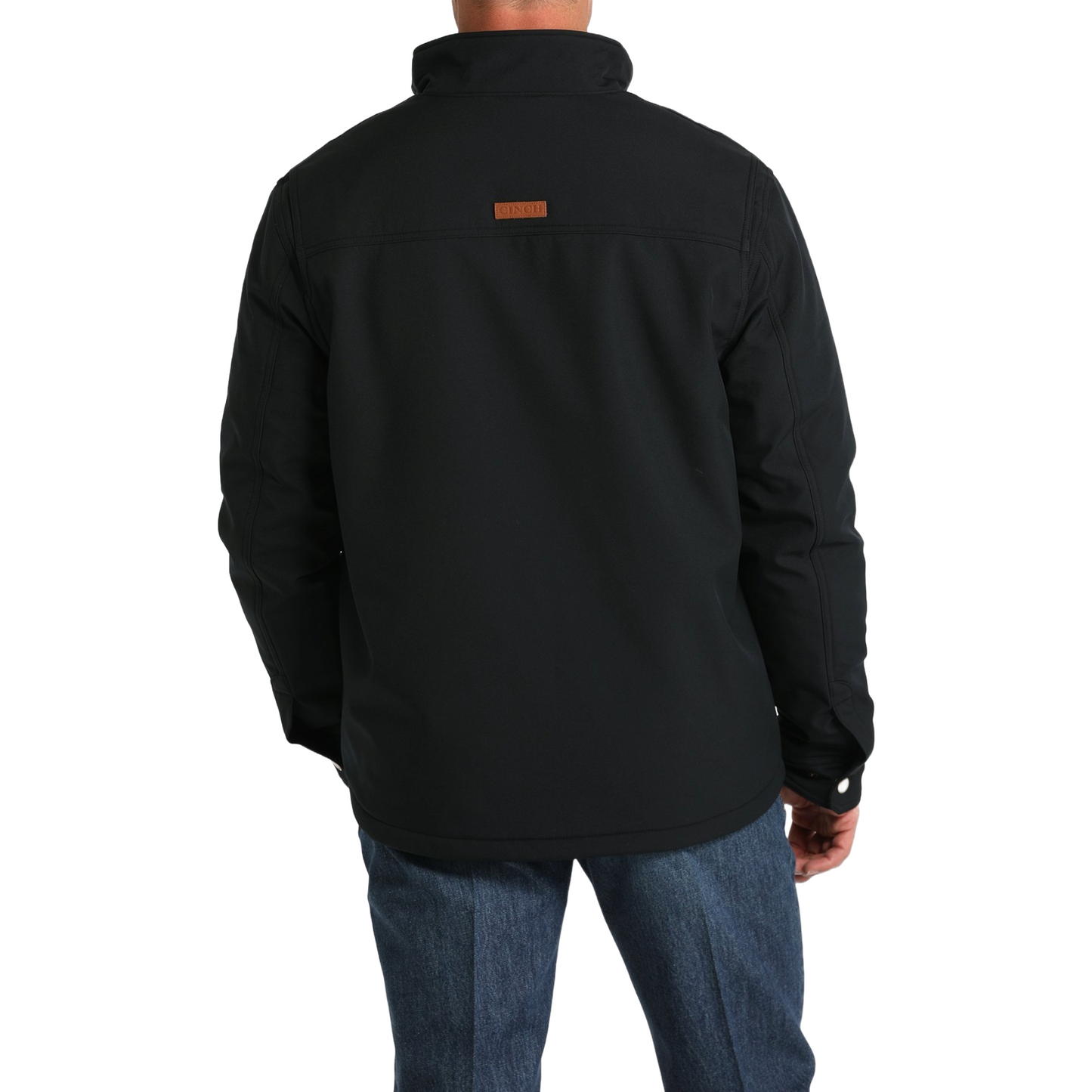 Cinch Men's Concealed Carry Solid Bonded Black Jacket MWJ1566003