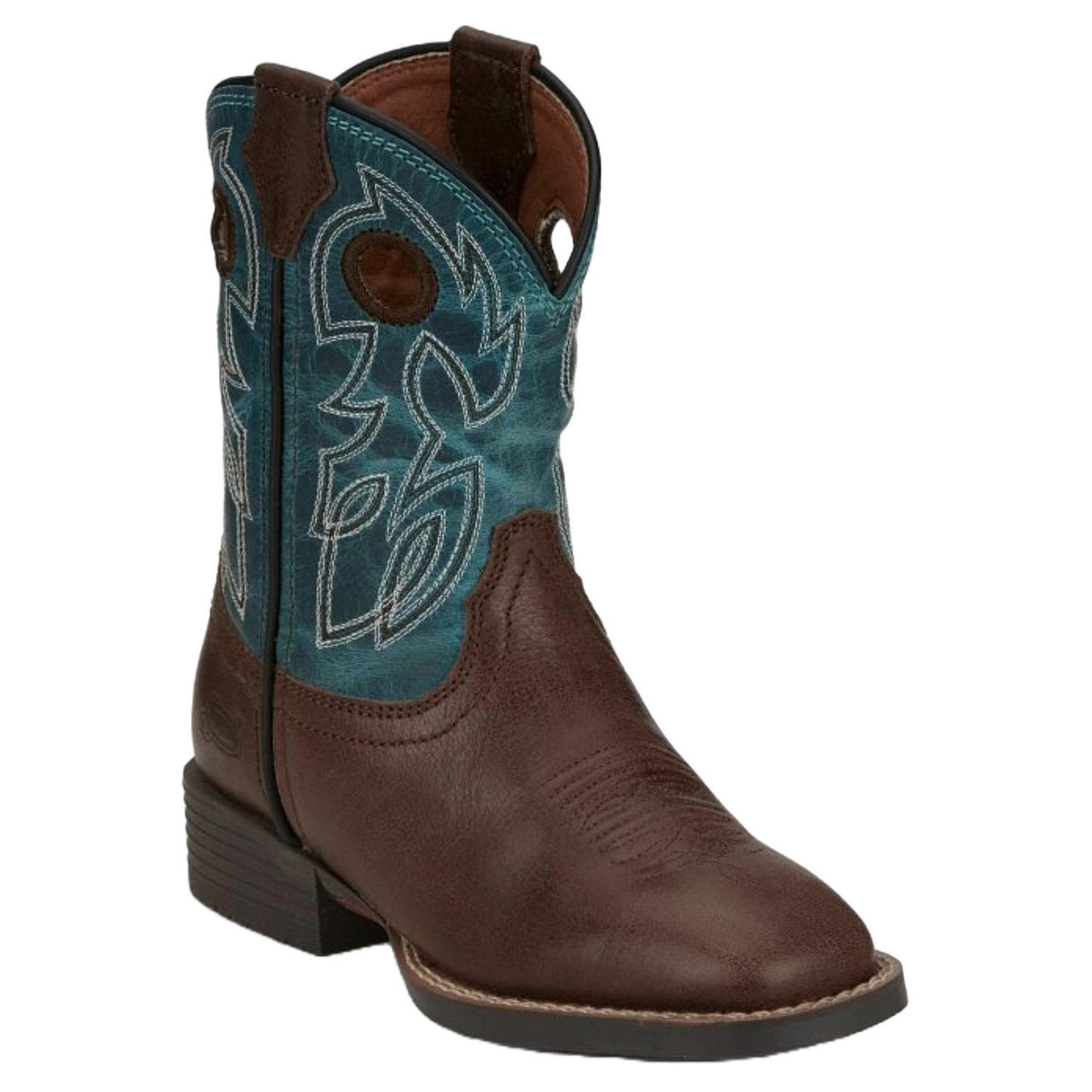 Justin Children's Bowline Junior Sapphire Blue Western Boots JK7524