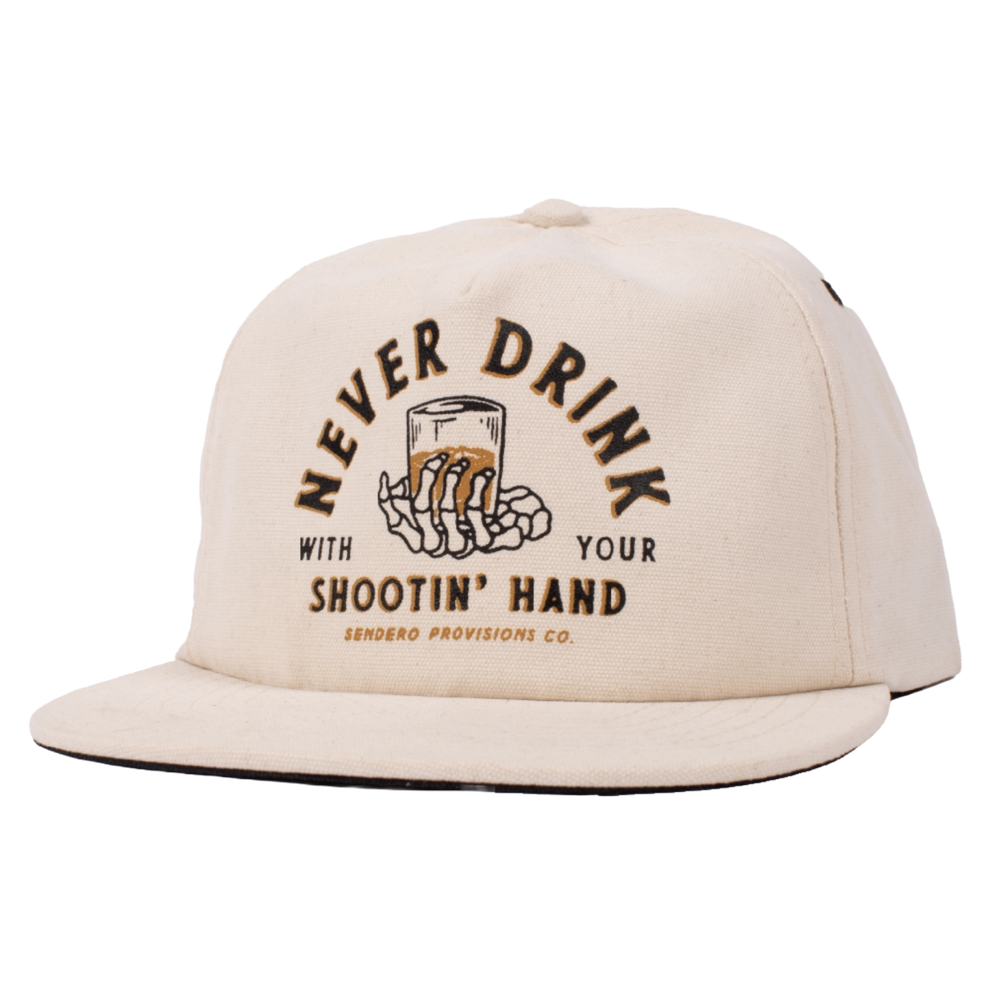 Sendero Provisions Co. Men's Shootin' Hand Graphic White Cap SPCH120P45