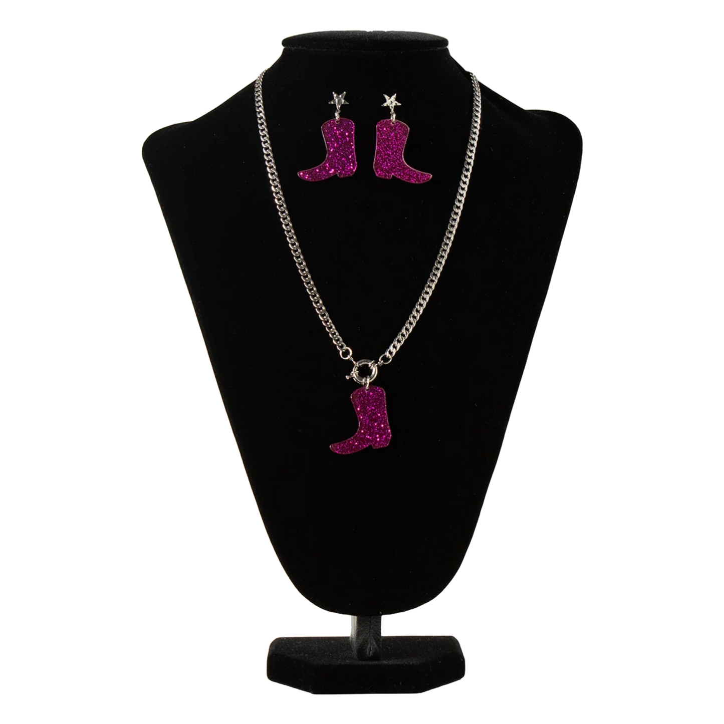 Silver Strike Ladies Jewelry Glittery Set D450023029