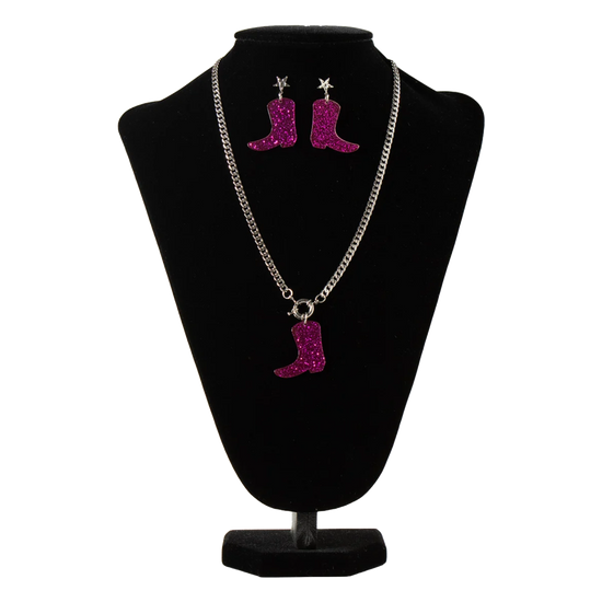 Silver Strike Ladies Jewelry Glittery Set D450023029