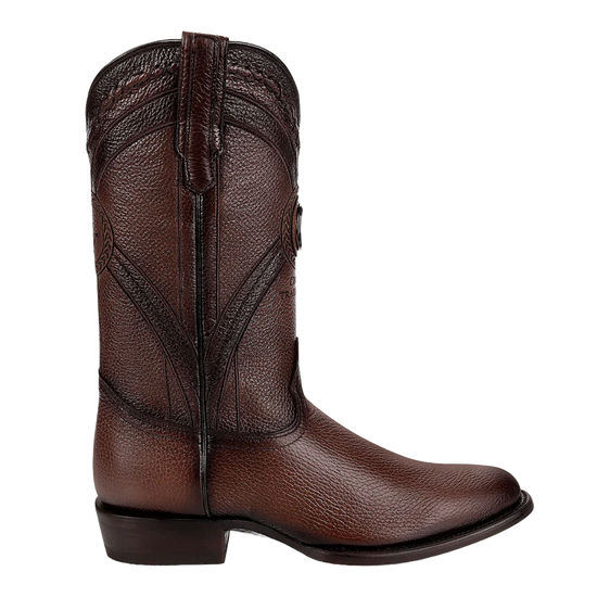 Cuadra Men's Deer Leather Honey Brown Western Boot CU858