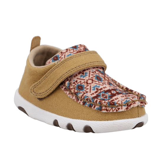 Hooey Children's Aztec Western Brown Slip On Shoe IHYC007