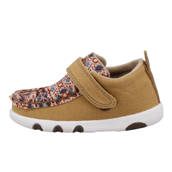 Hooey Children's Aztec Western Brown Slip On Shoe IHYC007