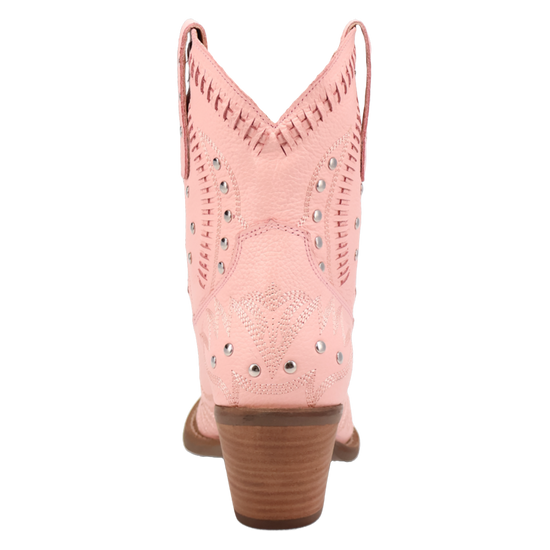 Dingo Ladies Precious B-Lace Pink Leather Booties DI2206-PK