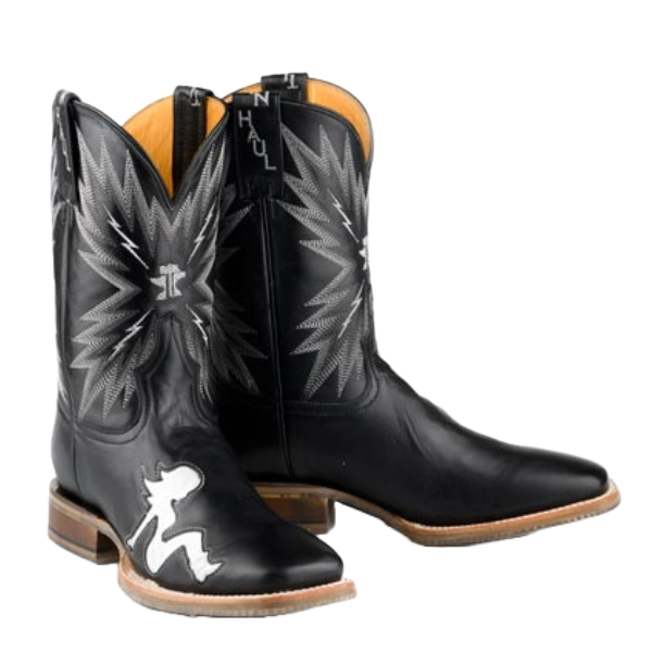 Tin Haul Men's Keep On Truckin Black Western Boot 14-020-0077-0530