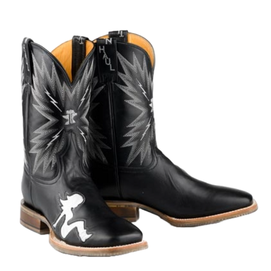 Tin Haul Men's Keep On Truckin Black Western Boot 14-020-0077-0530