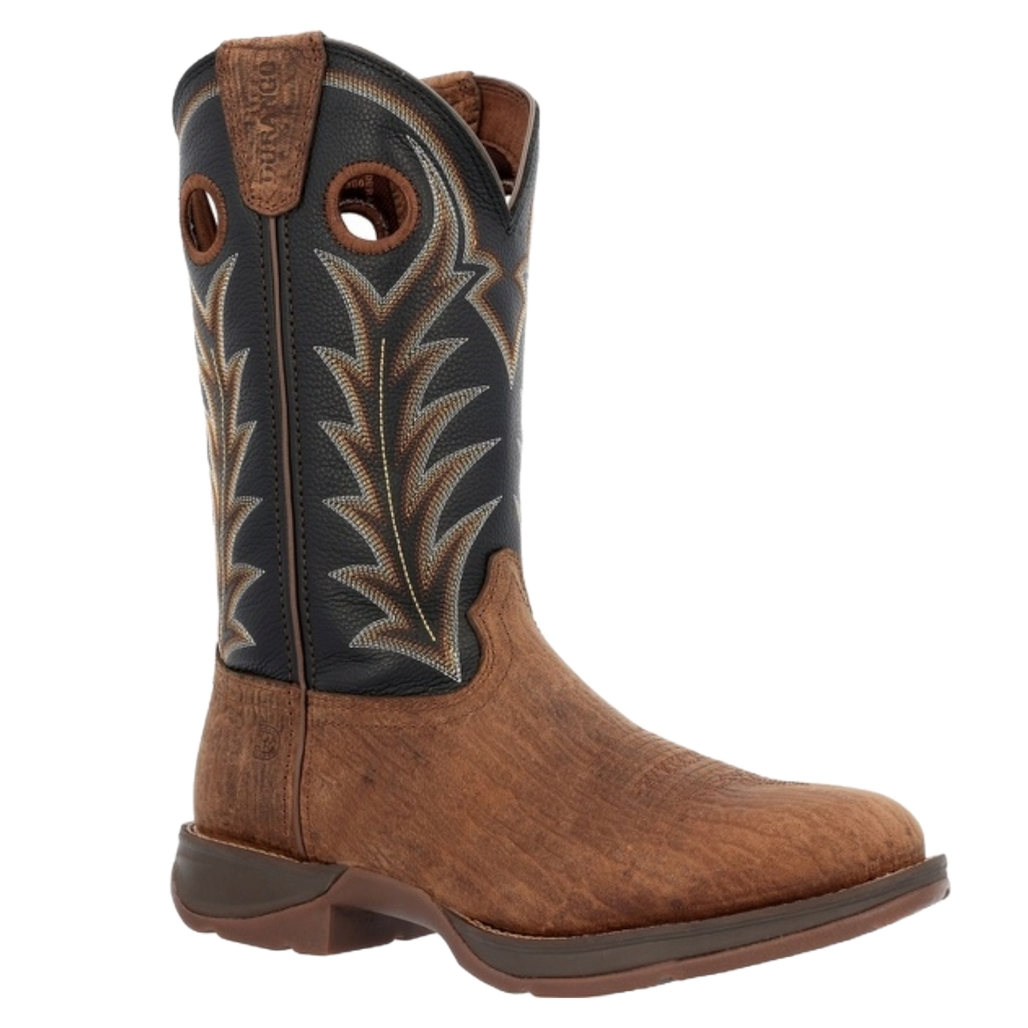 Durango Men's Rebel™ Oak Brown & Midnight Western Boot DDB0428