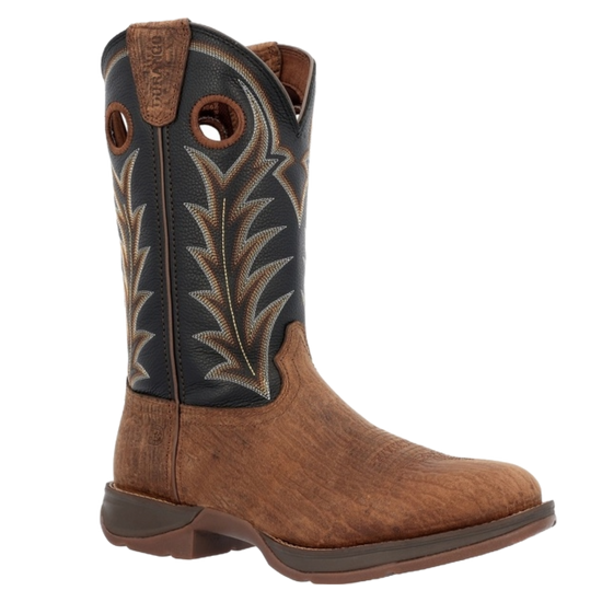 Durango Men's Rebel™ Oak Brown & Midnight Western Boot DDB0428