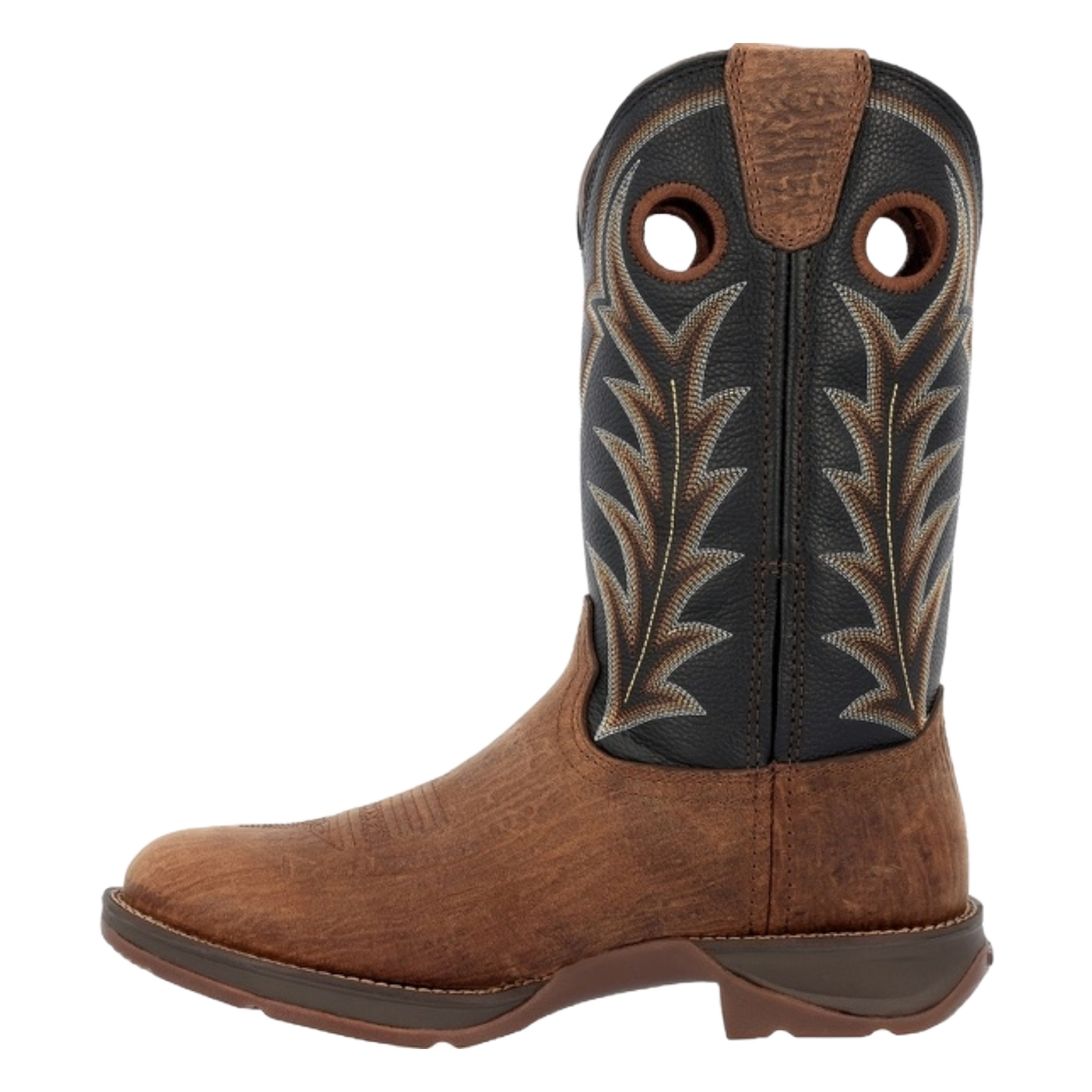 Durango Men's Rebel™ Oak Brown & Midnight Western Boot DDB0428