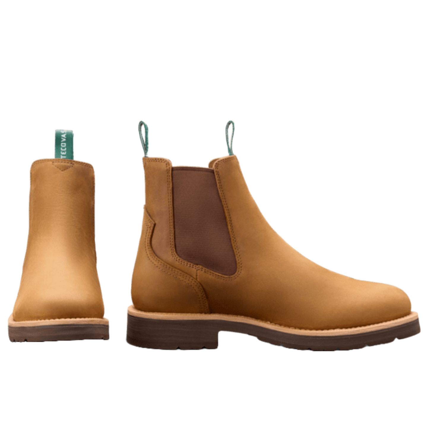 Tecovas Mens Cashew Rugged Chelsea Boots 10080