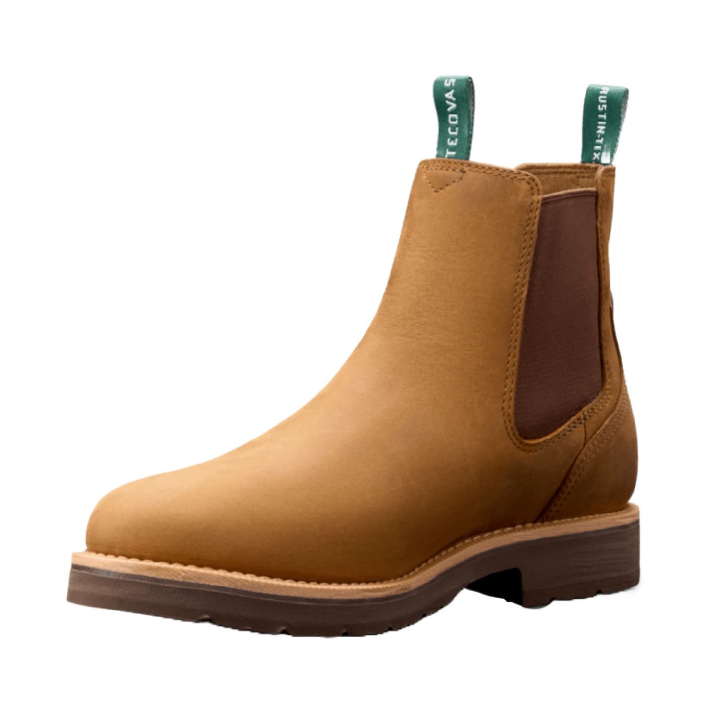 Tecovas Mens Cashew Rugged Chelsea Boots 10080