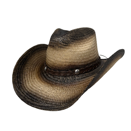 Austin Handmade Men's Natural Brown Straw Hat 05-1026