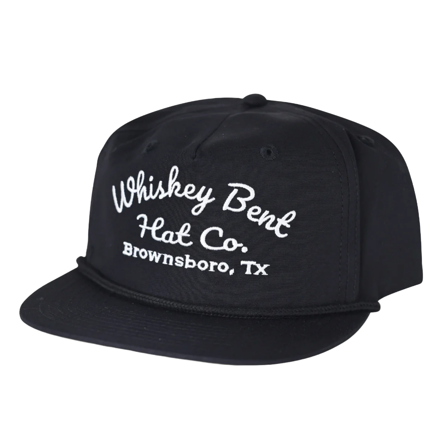 Whiskey Bent Men's The Frio Logo Black Snapback Hat FRIOBLK