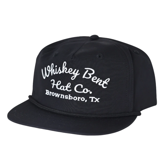 Whiskey Bent Men's The Frio Logo Black Snapback Hat FRIOBLK