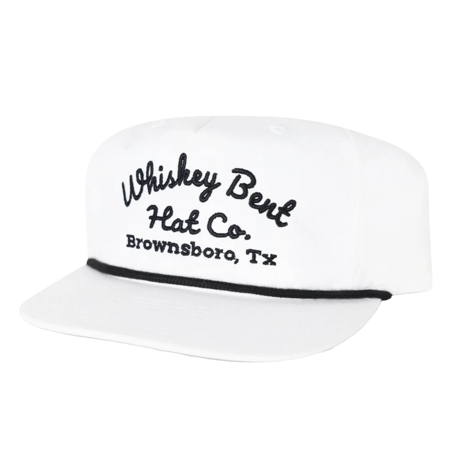 Whiskey Bent Men's The Frio Logo White Snapback Hat FRIOWHT