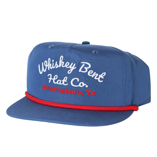 Whiskey Bent Men's The Frio Logo Blue Snapback Hat FRIOBLU