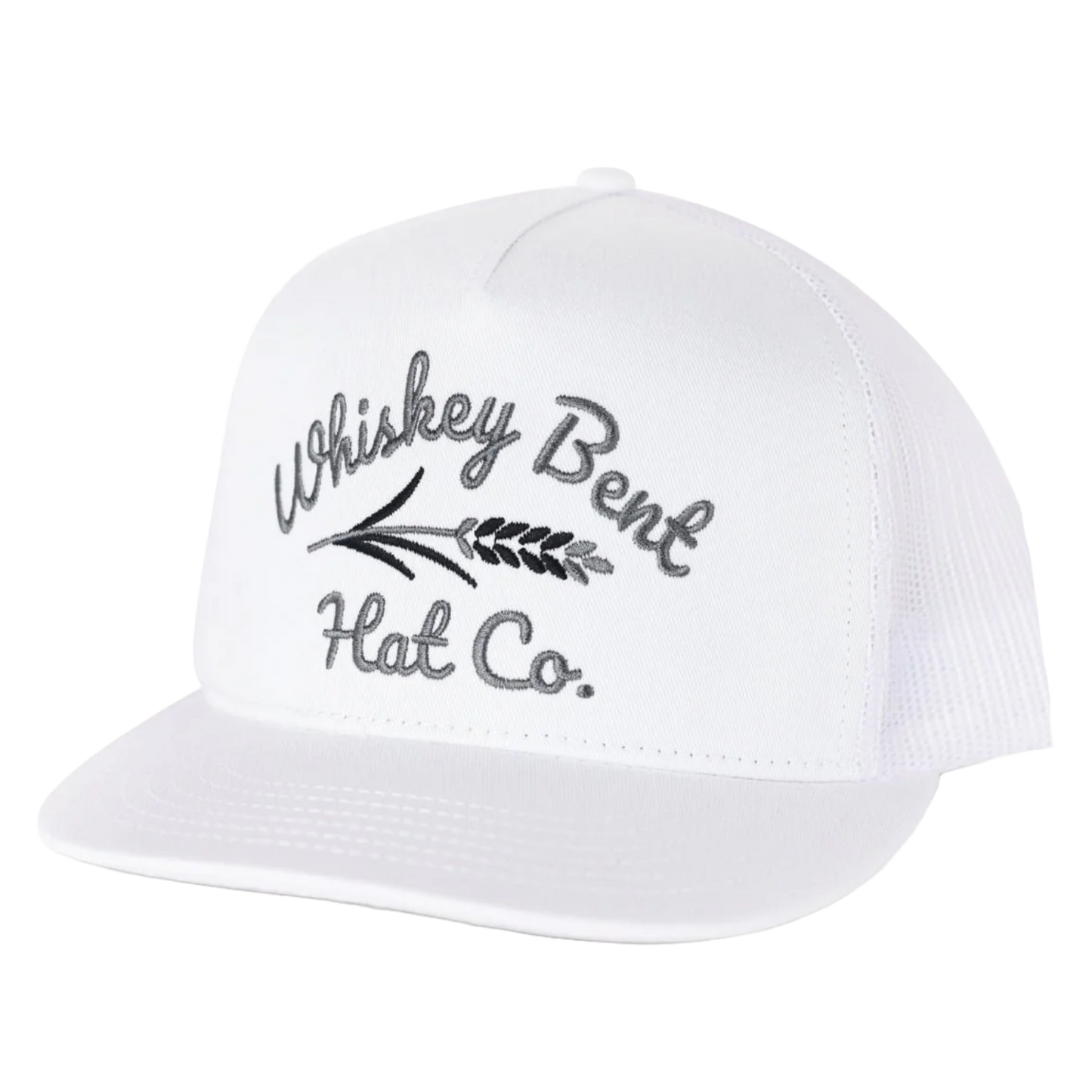 Whiskey Bent Men's Logo White Lightning Snapback Hat WHTLTNG