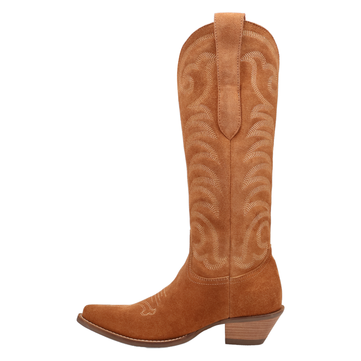 Dingo Ladies Movin' On Suede Camel Tall Western Boots DI2184-CM