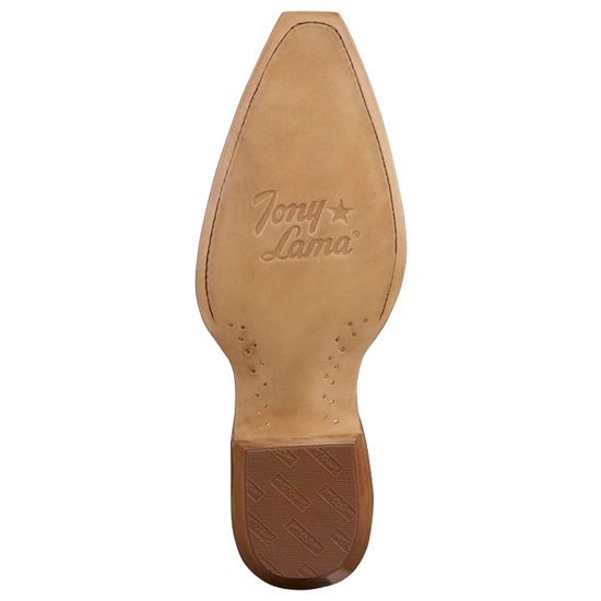 Tony Lama Ladies Jess Goat Leather Tall Tan Western Boot DR4250