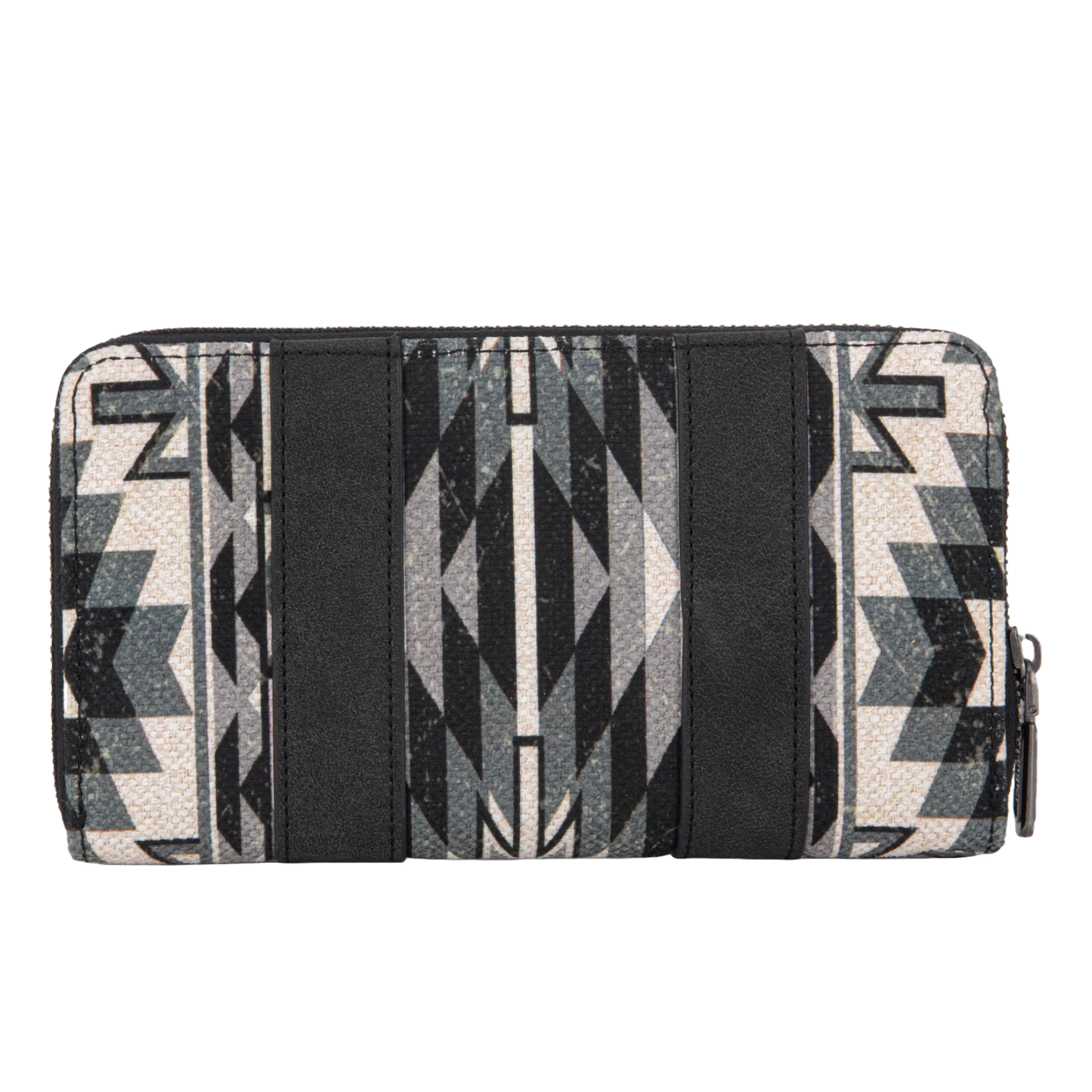 Wrangler Ladies Southwestern Art Print Black Wallet WG2213-W006BK