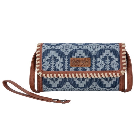 Wrangler Ladies Southwestern Print Jean Wallet Shoulder Bag WG2212-W012JN