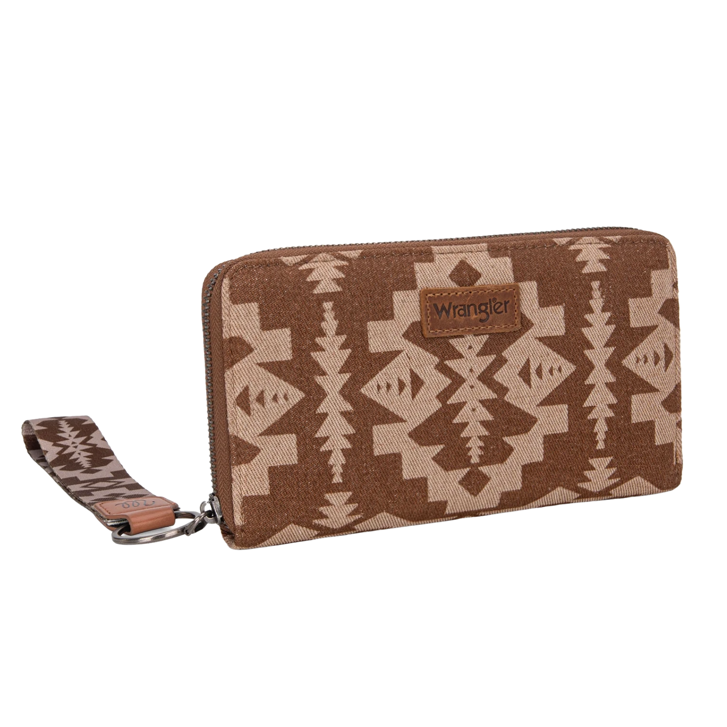 Wrangler Ladies Southwestern Art Print Brown Wallet WG2212-W006BR