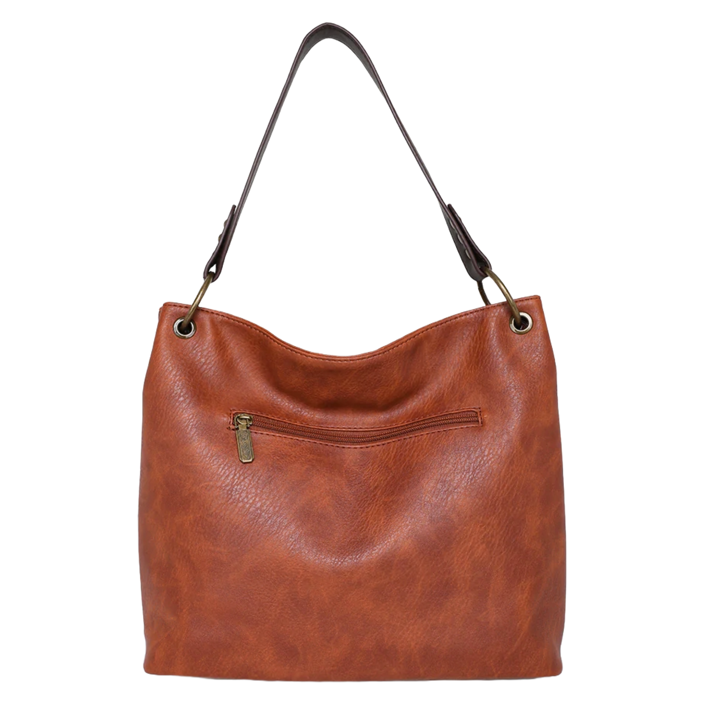 Wrangler By Montana West Ladies Carry Hobo Brown Tote Bag WG20-918BR