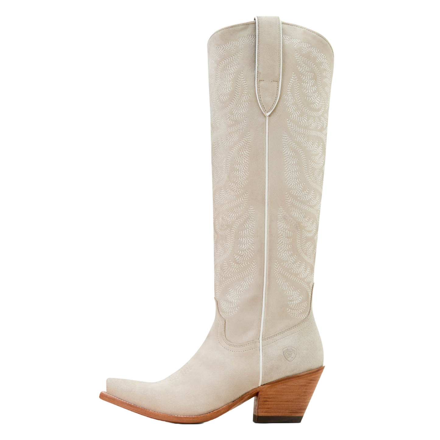 Ariat Ladies Laramie Oyster Suede StretchFit Western Boot 10061215