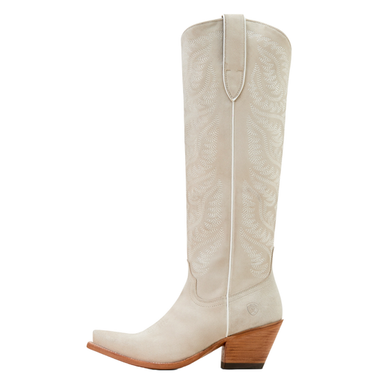 Ariat Ladies Laramie Oyster Suede StretchFit Western Boot 10061215