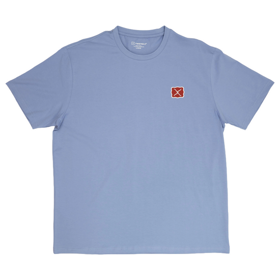 Twisted X Graphic Logo Slate Blue T-Shirt TSHIRT009