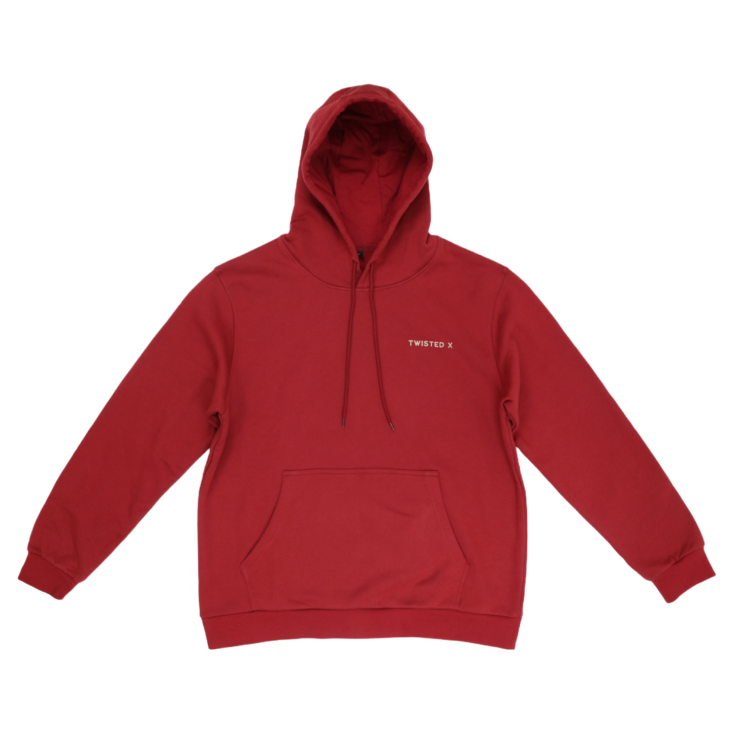 Twisted X Graphic Logo Barn Red Pullover Hoodie SWSHIRT003