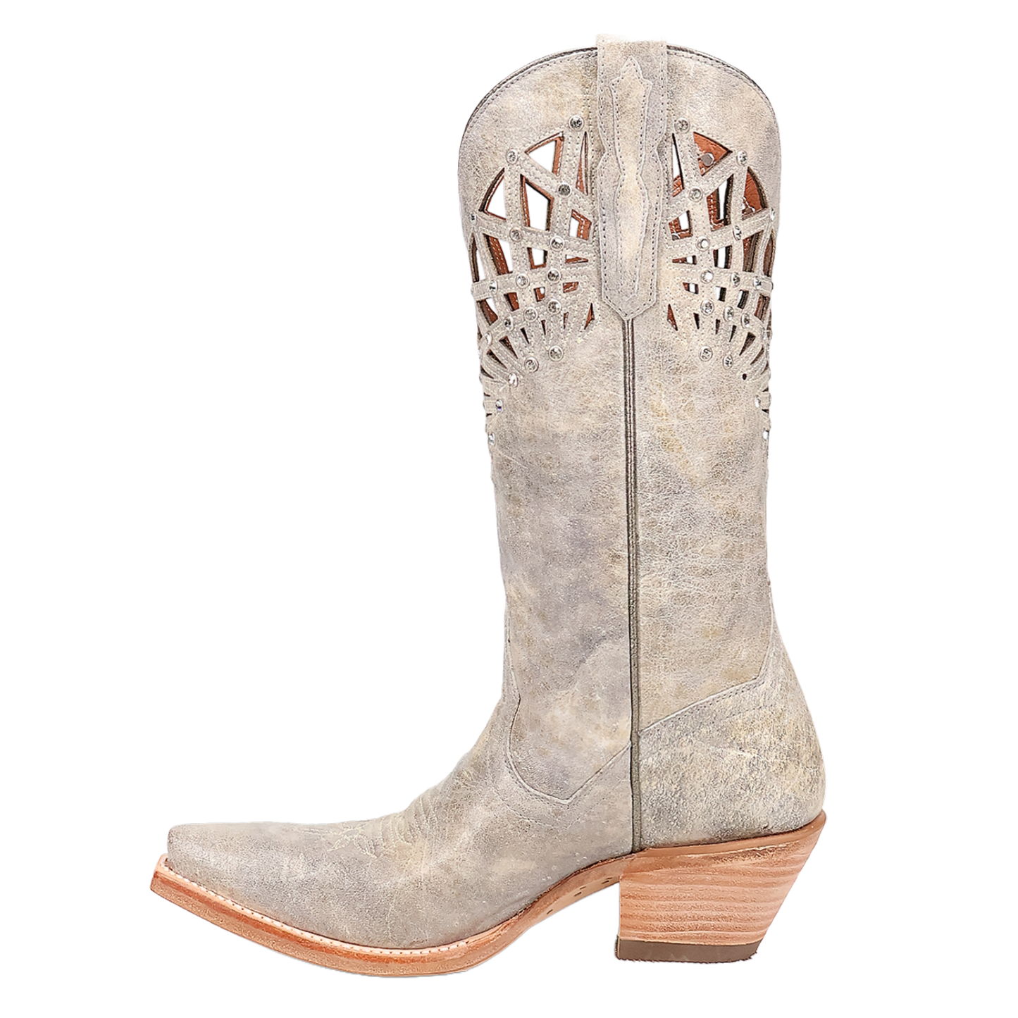 Dan Post Ladies Miley Grey Western Boots DP7017